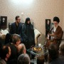 حضور رهبرمعظم انقلاب در منزل سردار شهید همدانی