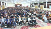 اختتامیه اولین دوره مسابقات کتاب گویا با حضور حجت الاسلام قرائتی در دانشگاه کاشان