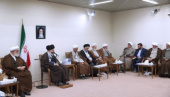 رهبر انقلاب اسلامی در دیدار دست‌اندرکاران همایش حکیم تهران (نکوداشت مرحوم آقاعلی زنوزی):