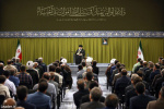رهبر معظم انقلاب اسلامی در دیدار دست‌اندرکاران برگزاری دومین کنگره ملی شهدای همدان