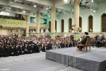 رهبر معظم انقلاب اسلامی در دیدار هزاران تن از معلمان و فرهنگیان: