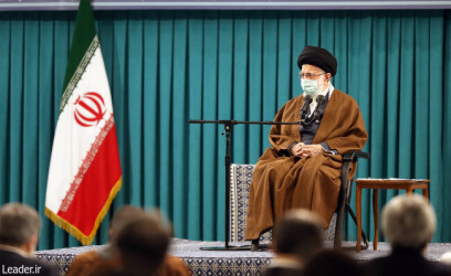 رهبر انقلاب اسلامی در دیدار جمعی از مداحان اهل‌بیت علیهم‌السلام: