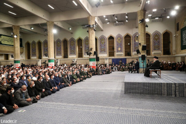 رهبر معظم انقلاب اسلامی در دیدار هزاران تن از مردم آذربایجان شرقی: