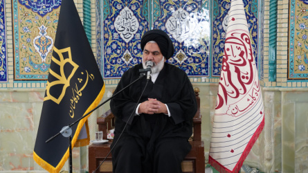 برگزاری سخنرانی حجت الاسلام والمسلمین تراشیون در مسجد دانشگاه کاشان