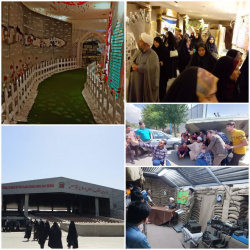 بازدید دانشجویان از موزه ملی انقلاب اسلامی و دفاع مقدس