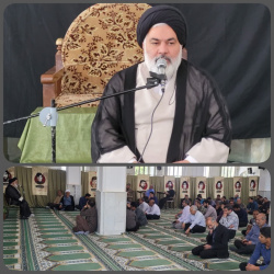 سخنرانی کارشناس تعلیم و تربیت اسلامی، حجت الاسلام والمسلمین تراشیون در مسجد دانشگاه کاشان