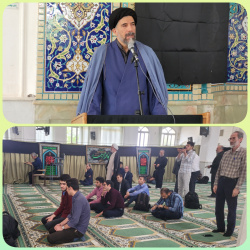 سخنرانی استاد گروه معارف اسلامی دکتر موسوی در مسجد دانشگاه کاشان
