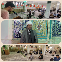 برگزاری مراسم معنوی دوشنبه های قرآنی در مسجد دانشگاه کاشان