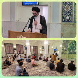 برگزاری بیست و یکمین جلسه تفسیر سوره مبارکه بقره توسط امام جمعه کاشان در مسجد دانشگاه.