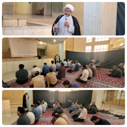 بیانات مسئول نهاد رهبری در تفسیر دعای ۱۴ صحیفه سجادیه در بین نمازگزاران دانشگاه کاشان