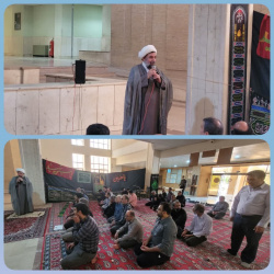 بیانات معاون نهاد رهبری در تفسیر دعای ۱۴ صحیفه سجادیه در بین نمازگزاران دانشگاه کاشان