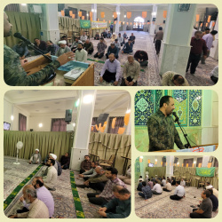 برگزاری شادیانه عید خجسته ولادت پیامبر اکرم (ص) و امام جعفر صادق (ع) در مسجد دانشگاه کاشان