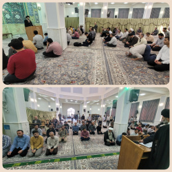 برگزاری بیست و چهارمین جلسه تفسیر سوره مبارکه بقره توسط امام جمعه کاشان در مسجد دانشگاه.