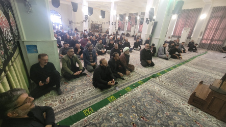 برگزرای مراسم عزاداری شهادت مظلومانه حضرت زهرا (س) در مسجد دانشگاه کاشان