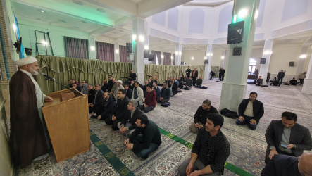 بیان احکام در کلام استاد حوزه و دانشگاه حجت الاسلام والمسلمین فرجی در مسجد دانشگاه