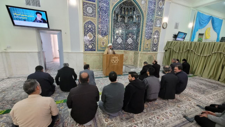 سخنرانی معاون نهاد رهبری در آستانه ماه مبارک شعبان المعظم در مسجد دانشگاه کاشان.