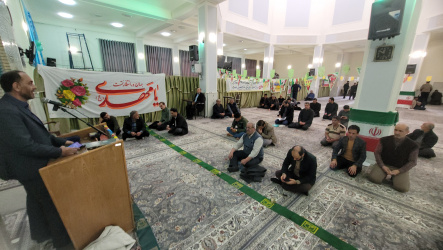 مدیحه سرایی در مسجد دانشگاه به مناسبت دهه مبارک فجر و چهل و هفتمین سالگرد پیروزی شکوهمند انقلاب اسلامی