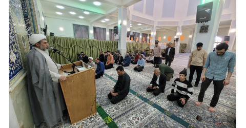 سخنرانی مسئول نهاد رهبری در تبریک روز میلاد باسعادت هشتمین اختر تابناک آسمان امامت و ولایت حضرت ثامن الحجج علی ابن موسی الرضا علیه اسلام در مسجد دانشگاه کاشان.در مسجد دانشگاه کاشان