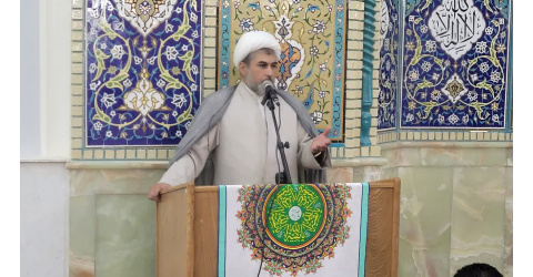 سخنرانی مسئول نهاد رهبری در تفسیر سوره مبارکه والعصر در مسجد دانشگاه کاشان