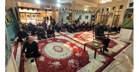 برگزاری مراسم عزاداری حضرت اباعبدالله الحسین علیه السلام در هفتمین روز محرم الحرام سال ۱۴۰۵ در دانشگاه کاشان