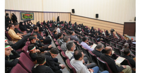 مراسم بزرگداشت آقای شهید ایران در دانشگاه کاشان برگزار شد