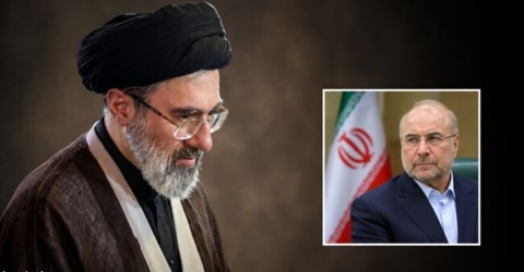 دیدار رئیس مجلس شورای اسلامی با رهبر معظم انقلاب اسلامی